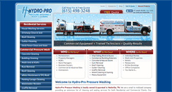 Desktop Screenshot of hydropropressurewashing.com